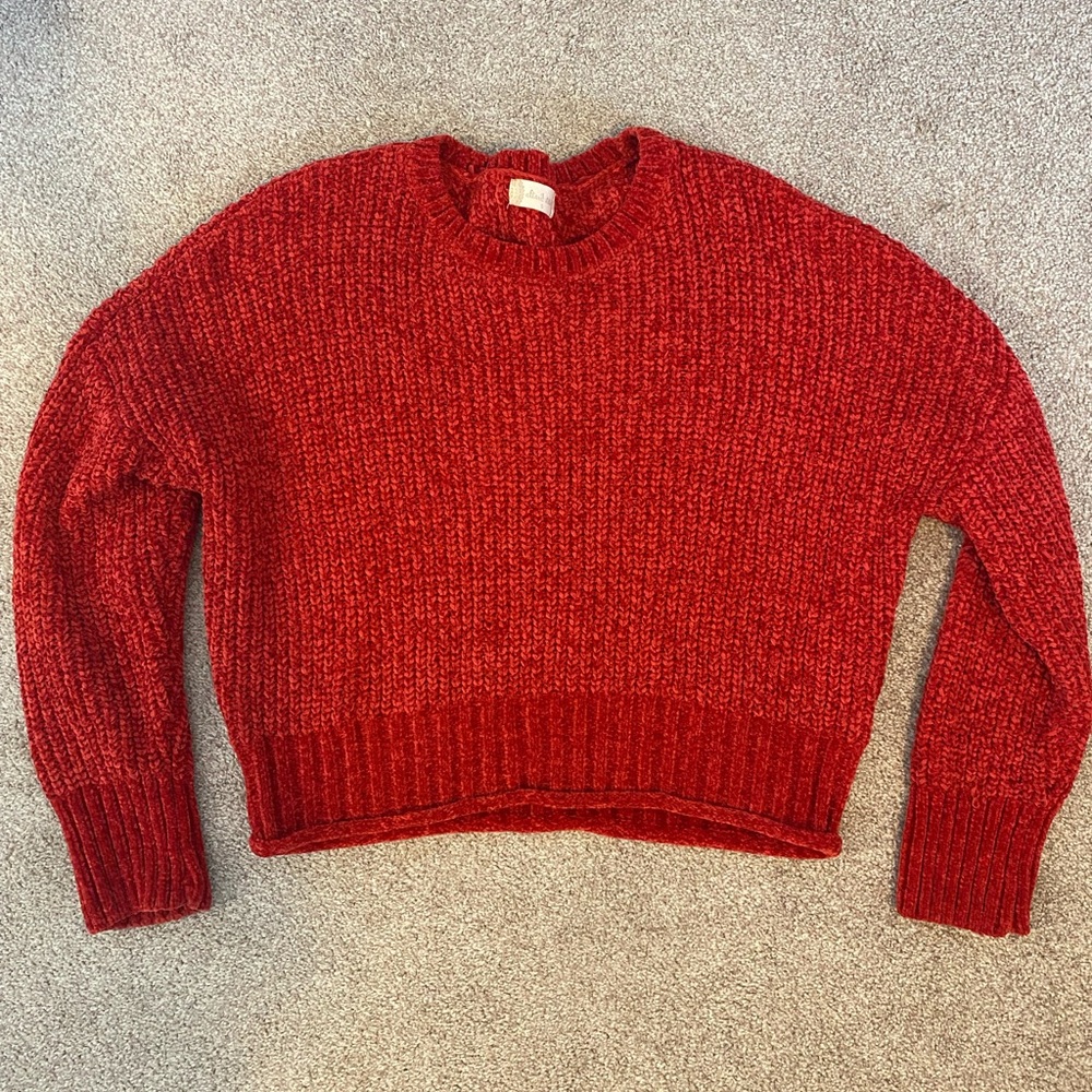 Altar’d State red chenille sweater